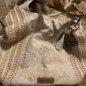 Sakroots Roma Straw Shopper